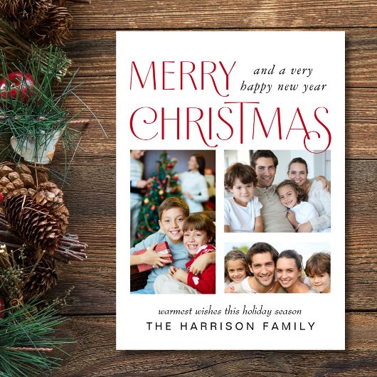 Cartes Pour Fêtes Annuelles Joyeux Noël 3 Photo