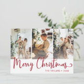 Cartes Pour Fêtes Annuelles Joyeux Noël 3 Photo (Debout devant)