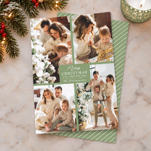 Cartes Pour Fêtes Annuelles Joyeux Noël 4 Collage de photos
