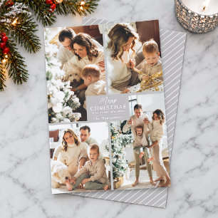 Cartes Pour Fêtes Annuelles Joyeux Noël 4 Collage de photos