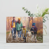Cartes Pour Fêtes Annuelles Joyeux Noël 4 Photo (Debout devant)