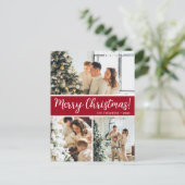 Cartes Pour Fêtes Annuelles Joyeux Noël 4 Photo (Debout devant)