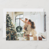 Cartes Pour Fêtes Annuelles Joyeux Noël 4 photo Collage horizontal (Dos)