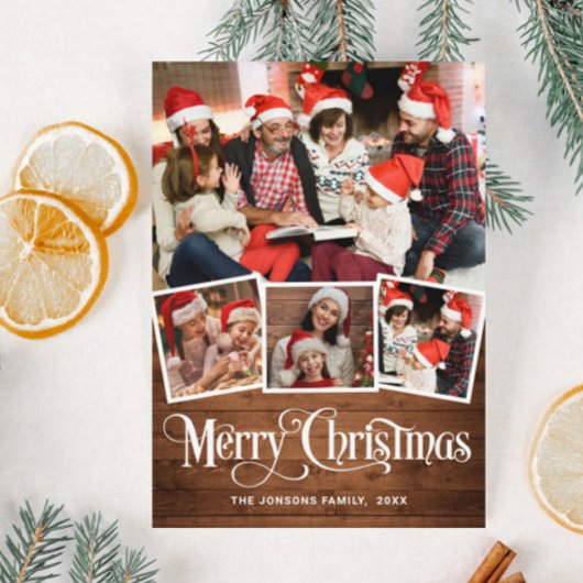 Cartes Pour Fêtes Annuelles Joyeux Noël 4 PHOTO Salutation