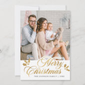 Cartes Pour Fêtes Annuelles Joyeux Noël 4 Salutation moderne (Devant)