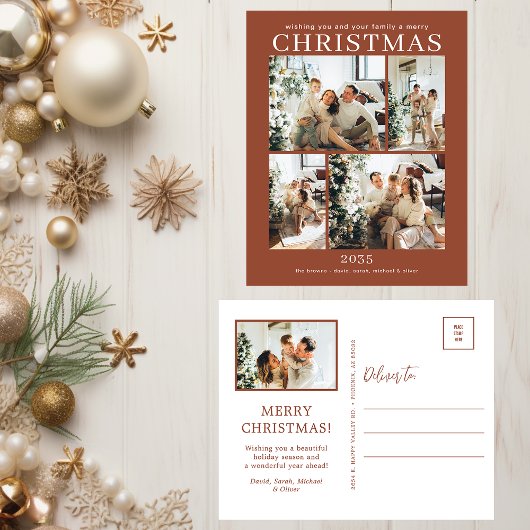 Cartes Pour Fêtes Annuelles Joyeux Noël 5 Photo