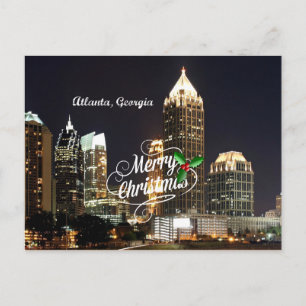 Cartes Pour Fêtes Annuelles Joyeux Noël à Atlanta, Géorgie