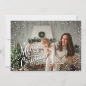 Cartes Pour Fêtes Annuelles Joyeux Noël à la main - photo complète (Devant)