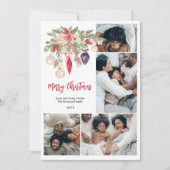 Cartes Pour Fêtes Annuelles Joyeux Noël à la mode 5 photos (Devant)