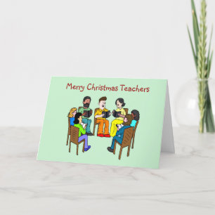 Cartes Pour Fêtes Annuelles Joyeux Noël à l'enseignant enseignant enseignant é