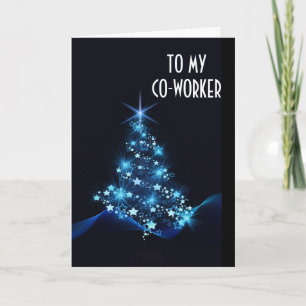 CARTES POUR FÊTES ANNUELLES JOYEUX NOËL À MON **COLLÈGUE** DE TRAVAIL