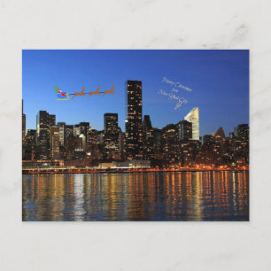 Cartes Pour Fêtes Annuelles Joyeux Noël à New York