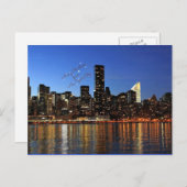 Cartes Pour Fêtes Annuelles Joyeux Noël à New York (Devant / Derrière)