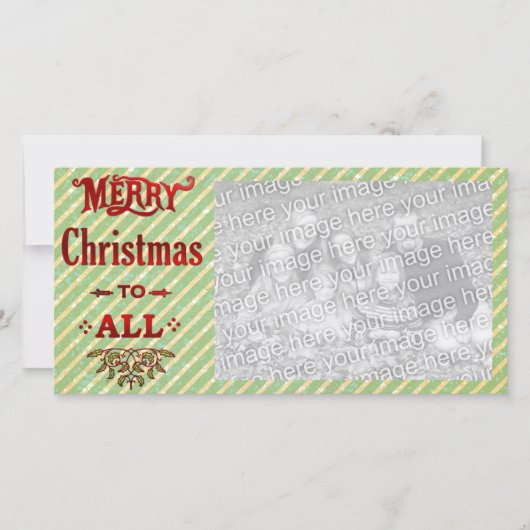 Cartes Pour Fêtes Annuelles Joyeux Noël à tous (Devant)