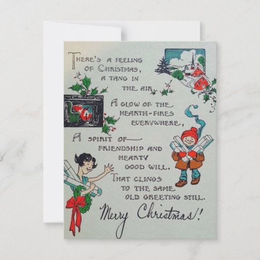 Cartes Pour Fêtes Annuelles Joyeux Noël à tous (Devant)