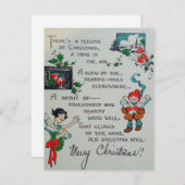 Cartes Pour Fêtes Annuelles Joyeux Noël à tous (Devant / Derrière)