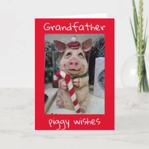 CARTES POUR FÊTES ANNUELLES JOYEUX NOËL À VOUS "GRAND-PÈRE SPÉCIAL"