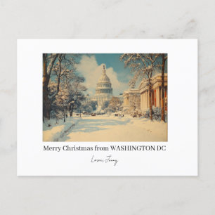 Cartes Pour Fêtes Annuelles Joyeux Noël à Washington DC