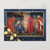 Cartes Pour Fêtes Annuelles Joyeux Noël. Adoration des Mages (Devant)