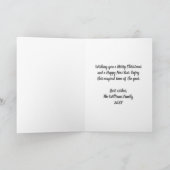 Cartes Pour Fêtes Annuelles Joyeux Noël Afro-Américain Père Noël Vert (Intérieur)