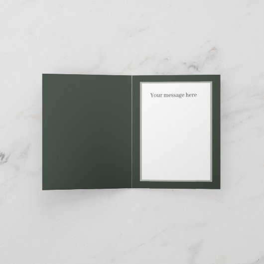 Cartes Pour Fêtes Annuelles Joyeux Noël ajouter le message Pays scène vélo (Intérieur)