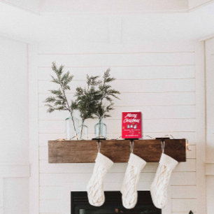 Cartes Pour Fêtes Annuelles Joyeux Noël Ajouter Nom d'enfant de grand-mère