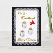 Cartes Pour Fêtes Annuelles Joyeux Noël/amoureux (Devant)