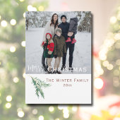 Cartes Pour Fêtes Annuelles Joyeux Noël année en revue Photo