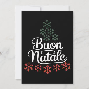 Cartes Pour Fêtes Annuelles Joyeux Noël Arbre de Noël de la famille italienne