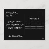 Cartes Pour Fêtes Annuelles Joyeux Noël arbres Festive (Dos)