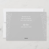 Cartes Pour Fêtes Annuelles Joyeux Noël Argent Photo Multiple (Dos)