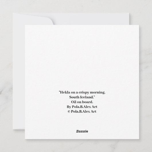 Cartes Pour Fêtes Annuelles Joyeux Noël Art islandais par Pola.B.Alex (Dos)