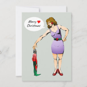 Cartes Pour Fêtes Annuelles Joyeux Noël au petit elfe