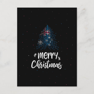 Cartes Pour Fêtes Annuelles Joyeux Noël avec drapeau australien