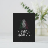 Cartes Pour Fêtes Annuelles Joyeux Noël avec drapeau Italie (Debout devant)