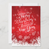 Cartes Pour Fêtes Annuelles Joyeux Noël avec verset biblique (Devant)