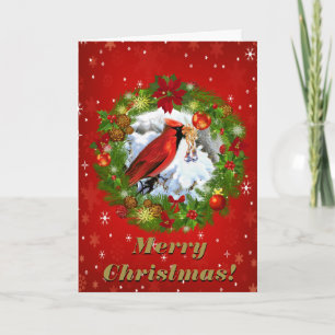 Cartes Pour Fêtes Annuelles Joyeux Noël Beau Scène de Noël Vintage