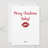 Cartes Pour Fêtes Annuelles Joyeux Noël Bébé (Dos)