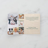 Cartes Pour Fêtes Annuelles Joyeux Noël beige burap photo année en examen (Intérieur)