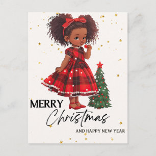 Cartes Pour Fêtes Annuelles Joyeux Noël Black Girl Magic Melanin Xmas Fun