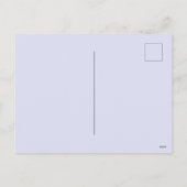 Cartes Pour Fêtes Annuelles Joyeux Noël Bleu Botanique Photo (Dos)