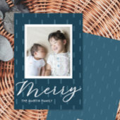 Cartes Pour Fêtes Annuelles Joyeux Noël Bleu Stimulé Imprimer Photo