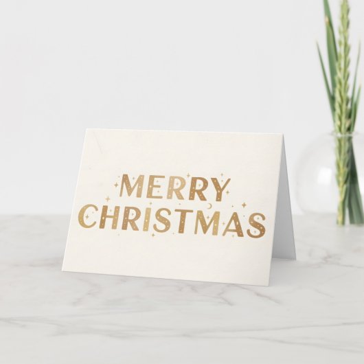 Cartes Pour Fêtes Annuelles Joyeux Noël Boho Céleste (Devant)
