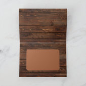 Cartes Pour Fêtes Annuelles Joyeux Noël, Bois rustique, Branches de pin Swag (Intérieur)