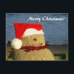 Cartes Pour Fêtes Annuelles Joyeux Noël ! bonhomme de neige de sandman/<br><div class="desc">Joyeux Noël ! bonhomme de neige de sandman/</div>