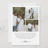 Cartes Pour Fêtes Annuelles Joyeux Noël Bonne Année Famille 4 Photos (Dos)