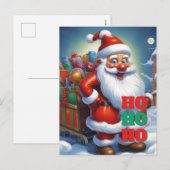 Cartes Pour Fêtes Annuelles Joyeux Noël Bonne Année Période des Fêtes (Devant / Derrière)