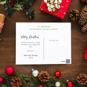 Cartes Pour Fêtes Annuelles Joyeux Noël botanique vert