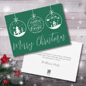 Cartes Pour Fêtes Annuelles Joyeux Noël brillant