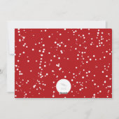 Cartes Pour Fêtes Annuelles Joyeux Noël Brosse Script Photo moderne Collage (Dos)